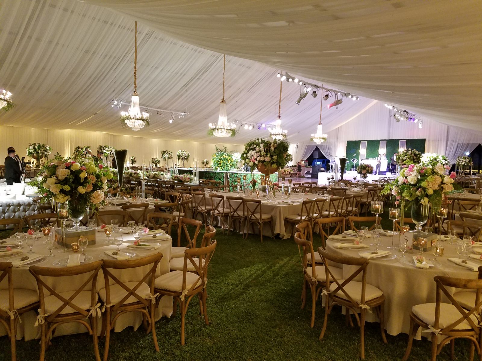 Party rental setup in Los Angeles