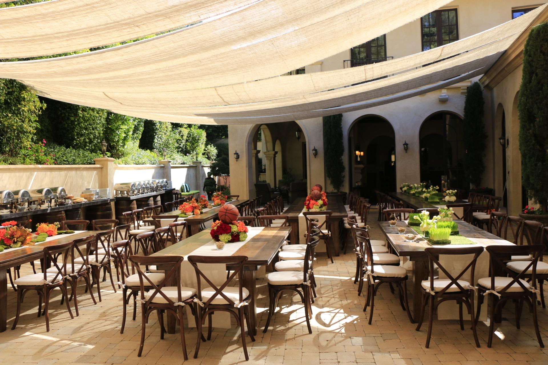 Full event rental setup by LA Best Event Rental